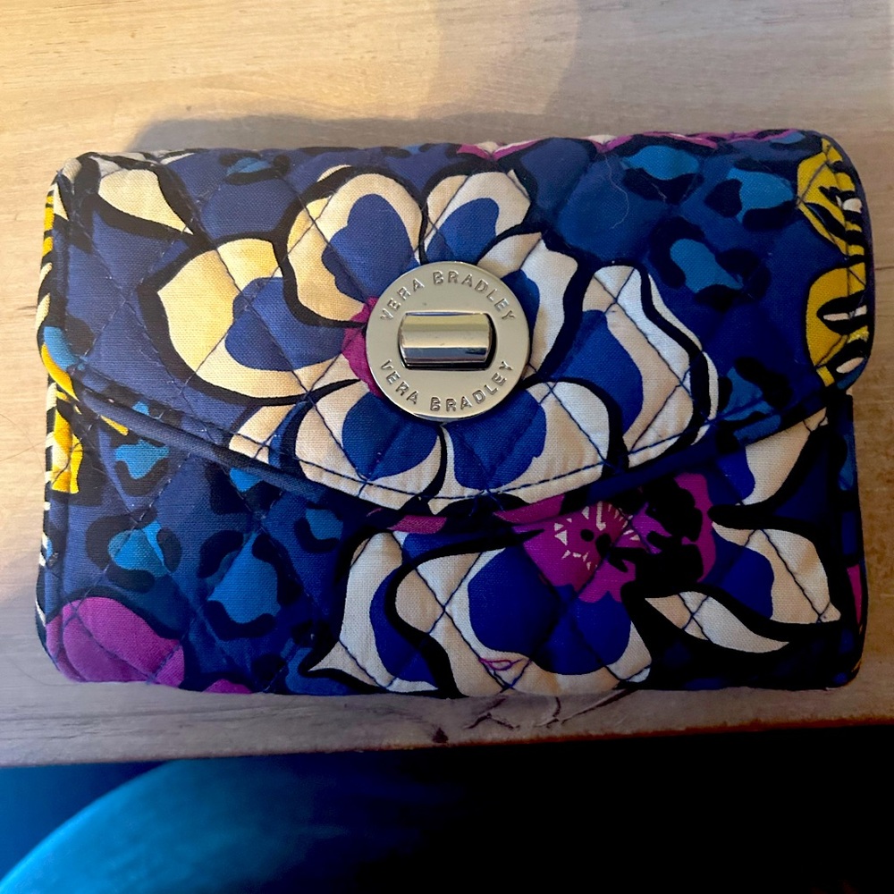 Vera Bradley turn lock wallet
